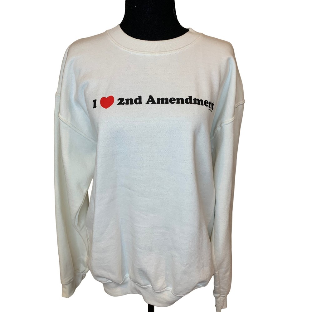 I Love the 2nd Amendment White Sweatshirt